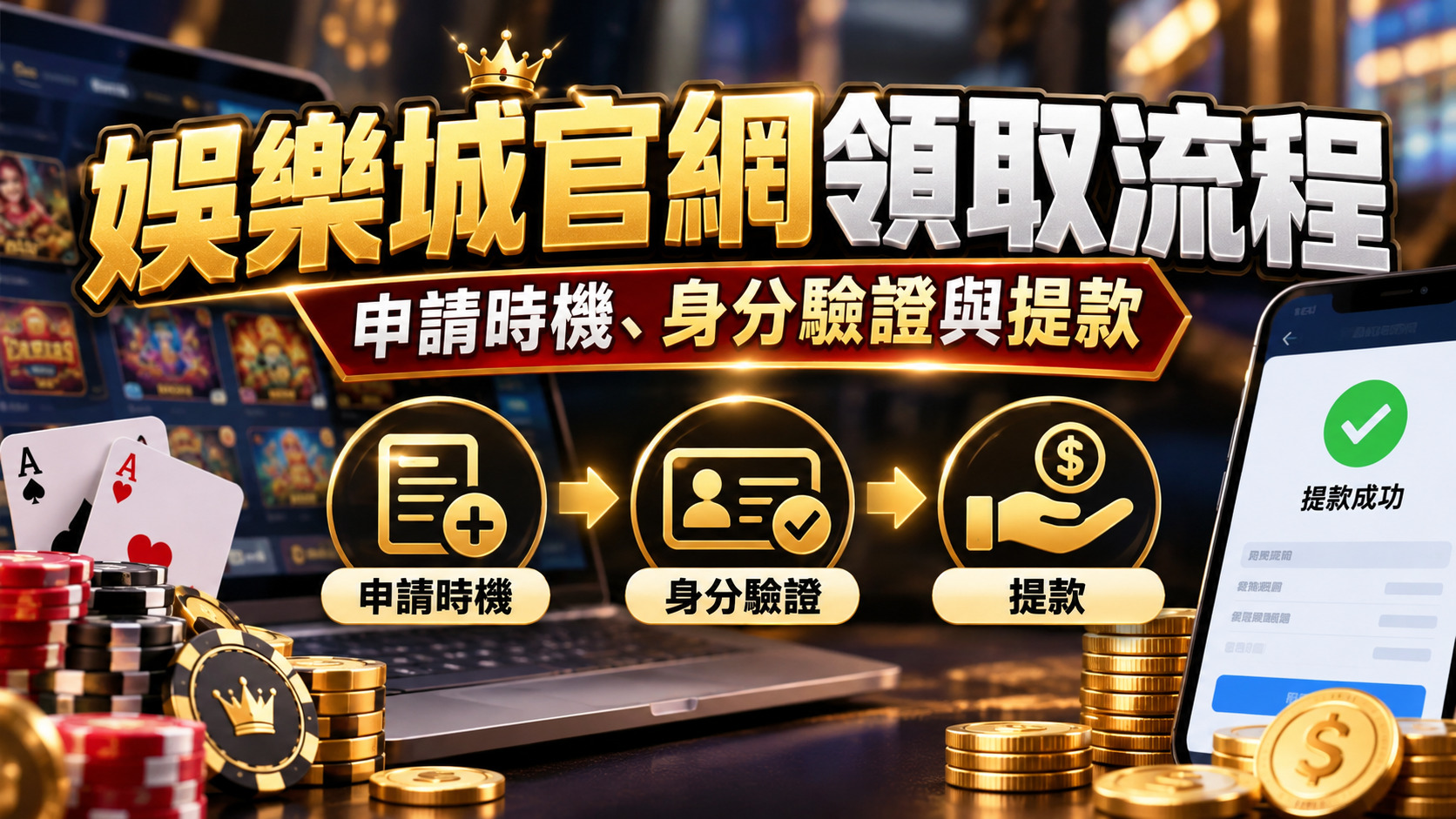 娛樂城官網領取流程:申請時機、身分驗證與提款